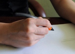 как писать левой рукой